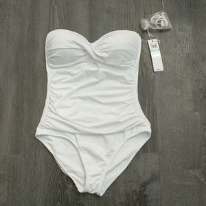 Anne Cole White one piece bathing suit